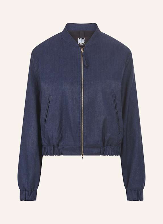 RIANI Blouson in Jeansoptik mit Leinen DUNKELBLAU