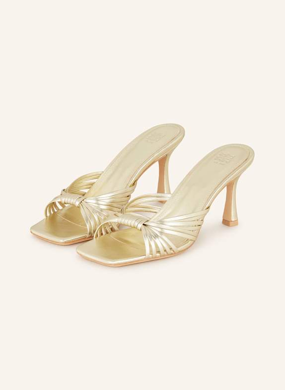 RIANI Mules GOLD
