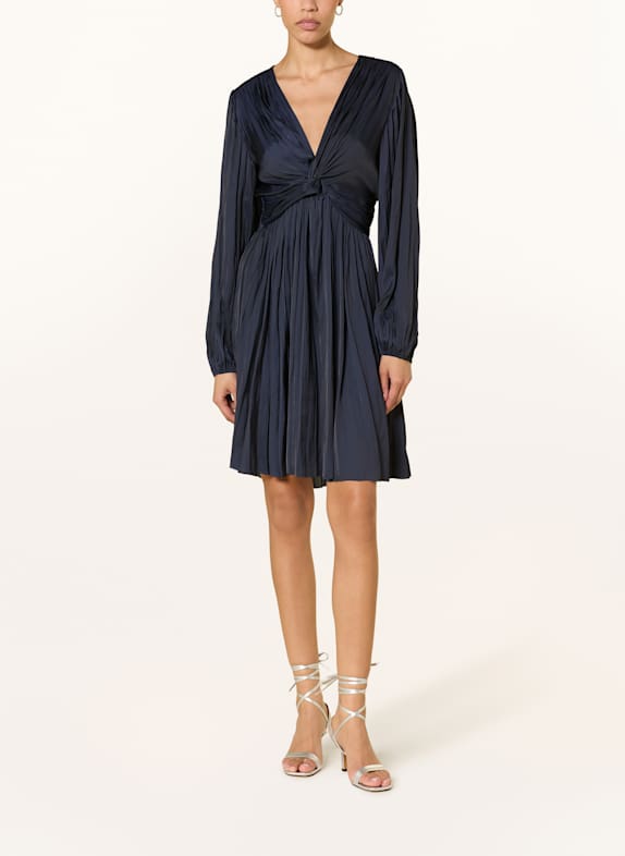RIANI Plisseekleid DUNKELBLAU