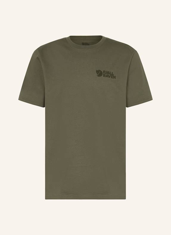 FJÄLLRÄVEN T-shirt HEAVY CLASSIC CIEMNOZIELONY