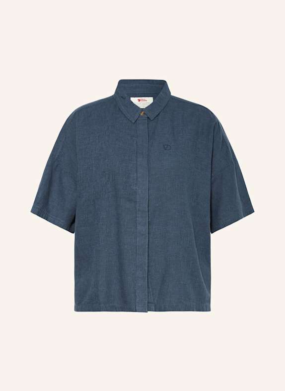 FJÄLLRÄVEN Bluza outdoorowa ÖVIK HEMP CAMP NIEBIESKI