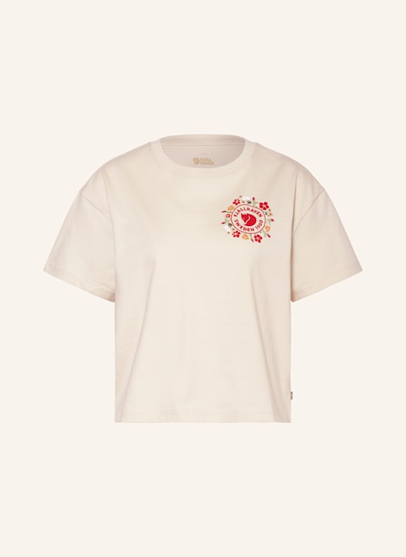 FJÄLLRÄVEN T-shirt FJÄLLBLOMSTER KREMOWY