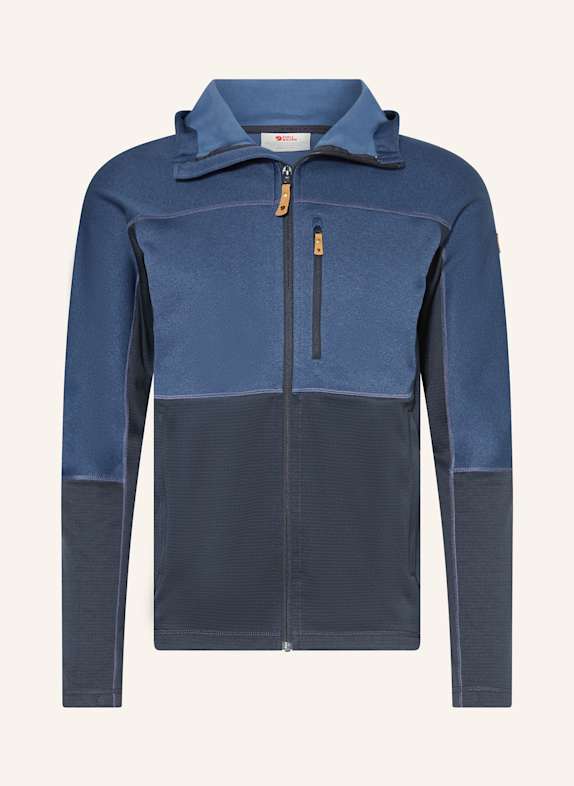 FJÄLLRÄVEN Midlayer-Jacke ABISKO TRAIL DUNKELBLAU/ SCHWARZ