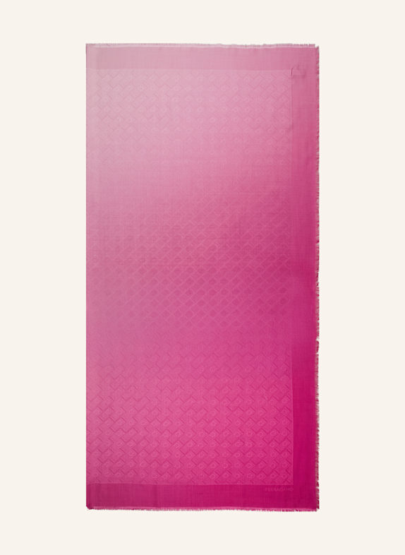 FERRAGAMO Seidenschal FUCHSIA/ ROSA/ HELLROSA