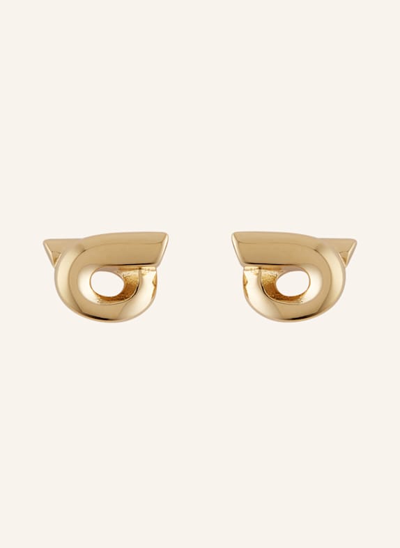 FERRAGAMO Ohrstecker NEW GAN 10D GOLD