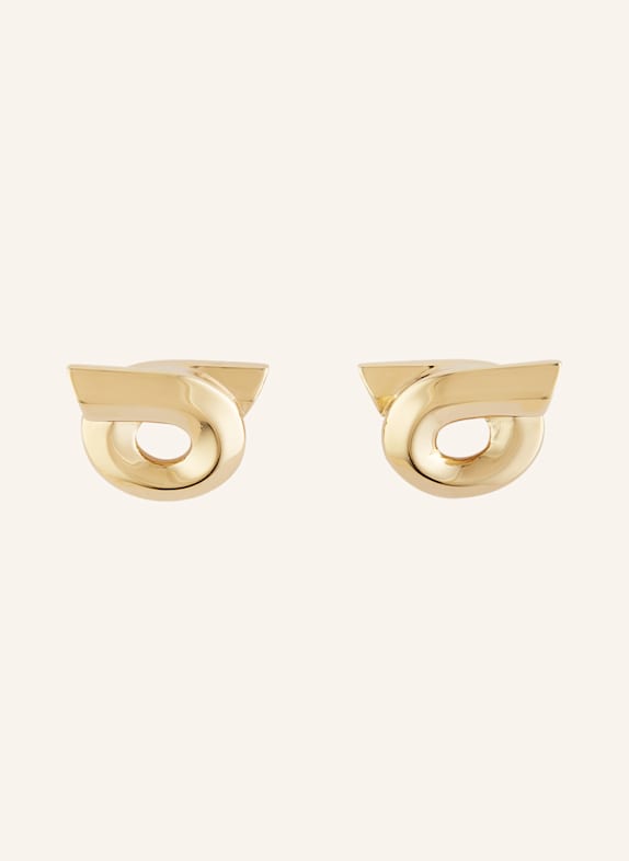 FERRAGAMO Ohrstecker NEW GAN GOLD