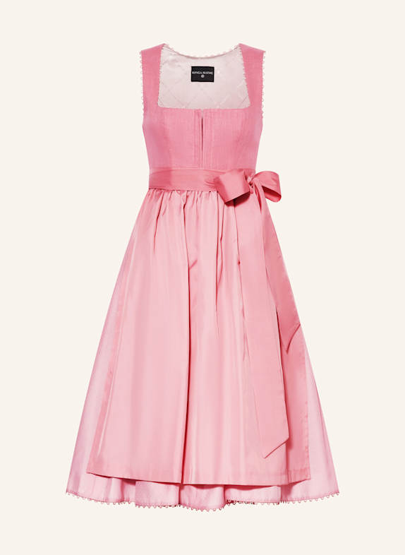 KINGA MATHE Dirndl MÜNCHEN mit Leinen ROSA