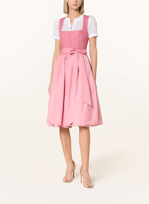 KINGA MATHE Dirndl MÜNCHEN met linnen ROZE