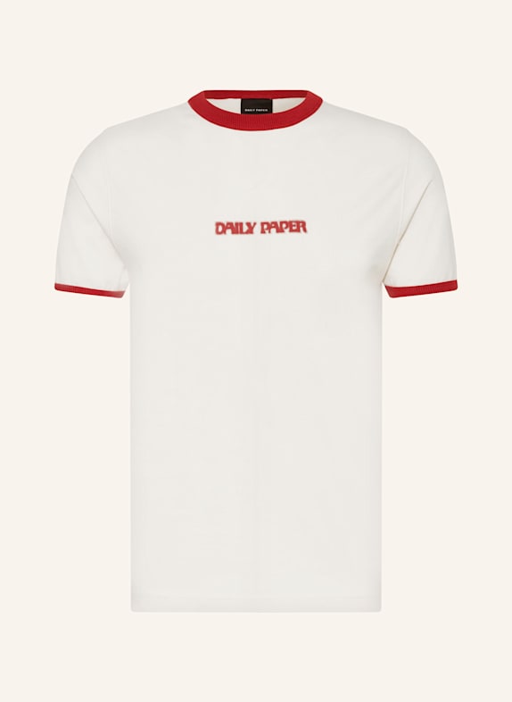 DAILY PAPER T-shirt CREAM/ DARK RED
