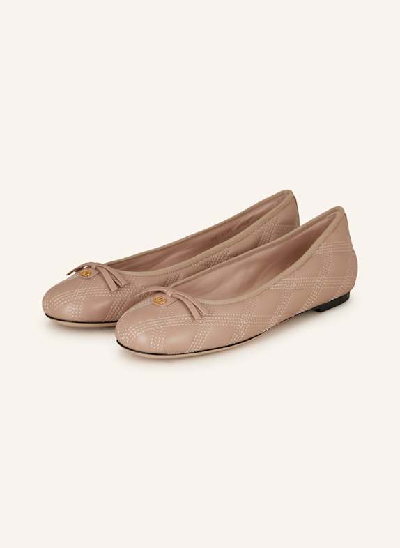 VALENTINO GARAVANI Ballerinas QUILTIE NUDE