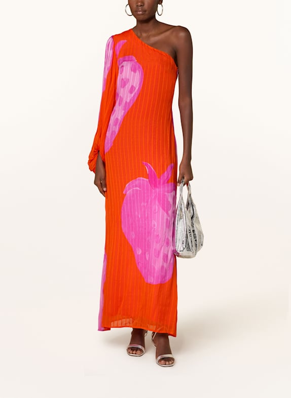 FABIENNE CHAPOT One-Shoulder-Kleid LILIANA ORANGE/ PINK