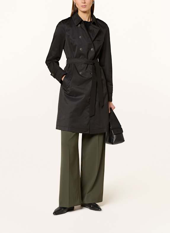 FUCHS SCHMITT Trench coat BLACK