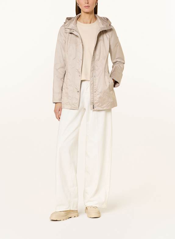 FUCHS SCHMITT Jacke mit abnehmbarer Kapuze BEIGE