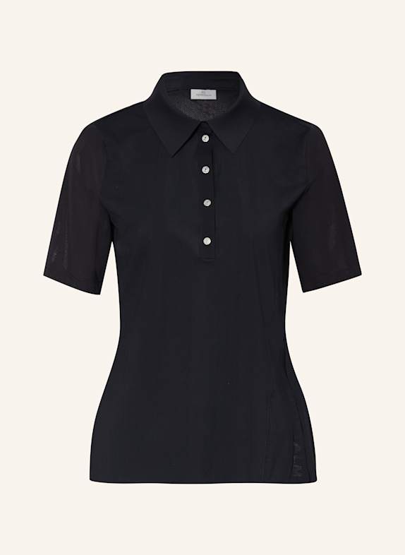 SPORTALM Funktions-Poloshirt SCHWARZ