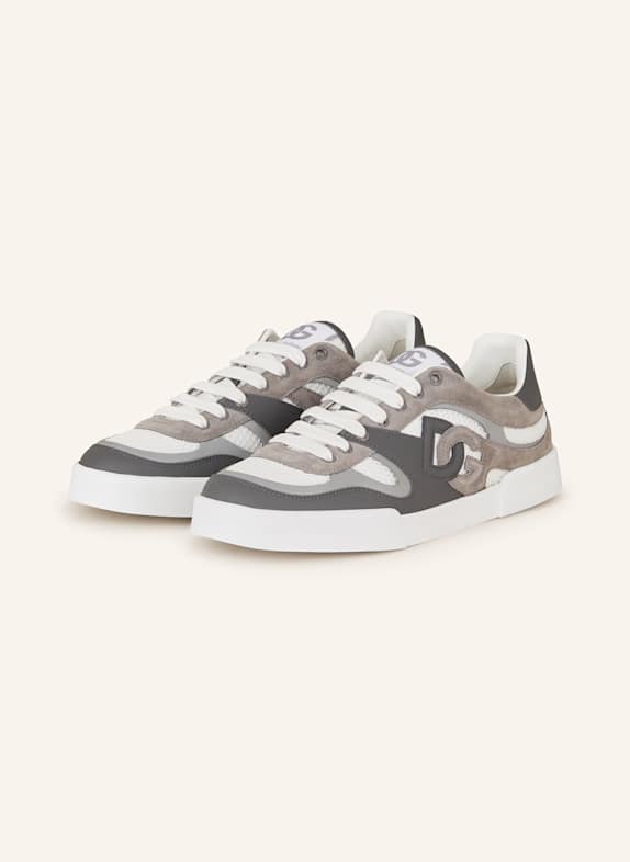 DOLCE & GABBANA Sneaker BASSA RETE JAM WEISS/ GRAU