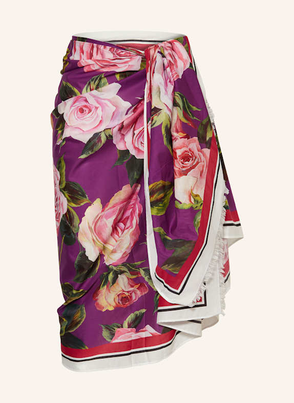 DOLCE & GABBANA Pareo FUCHSIA/ ROSA/ GRÜN