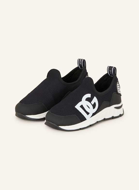 DOLCE & GABBANA Sneaker SCHWARZ/ WEISS