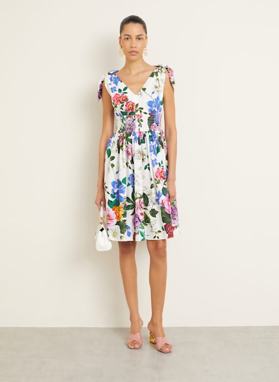 DOLCE & GABBANA Dress WHITE/ BLUE/ GREEN