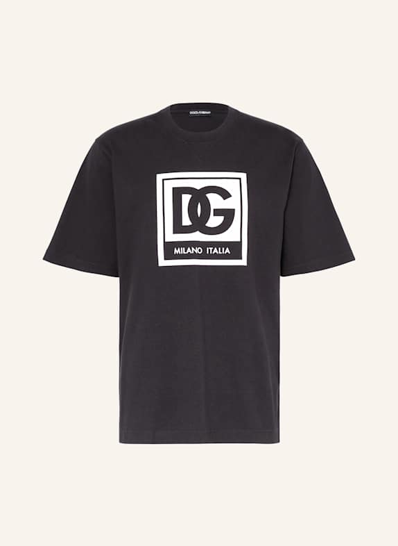 DOLCE & GABBANA T-Shirt SCHWARZ/ WEISS