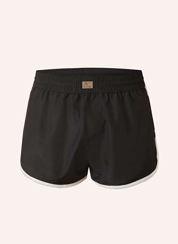 DOLCE & GABBANA Badeshorts SCHWARZ/ WEISS