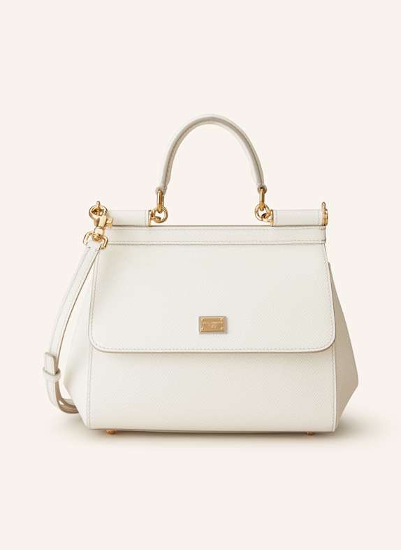 DOLCE & GABBANA Handtasche SICILY MEDIUM WEISS