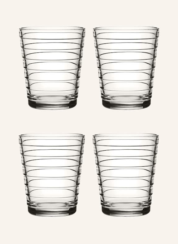 iittala 4er-Set Trinkgläser AINO AALTO WEISS