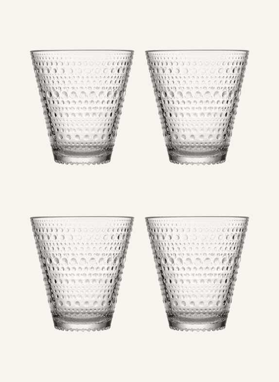 iittala 4er-Set Trinkgläser KASTEHELMI WEISS