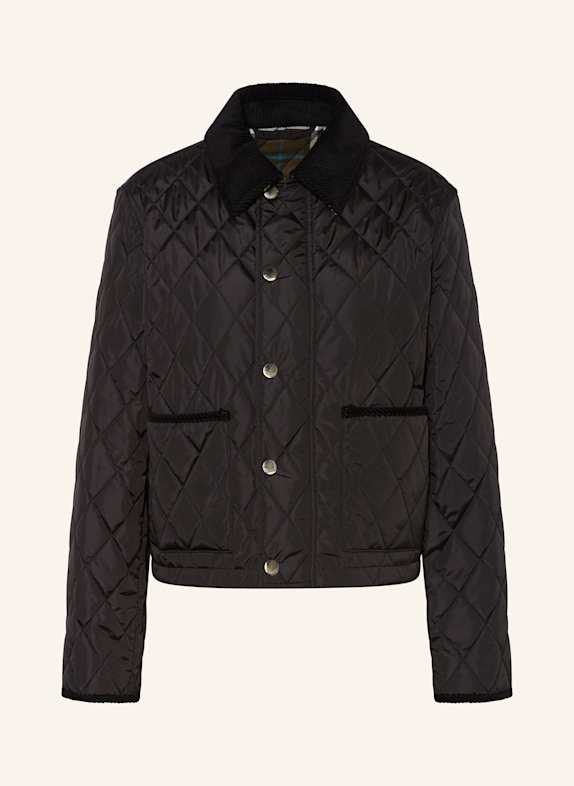 BURBERRY Steppjacke SCHWARZ