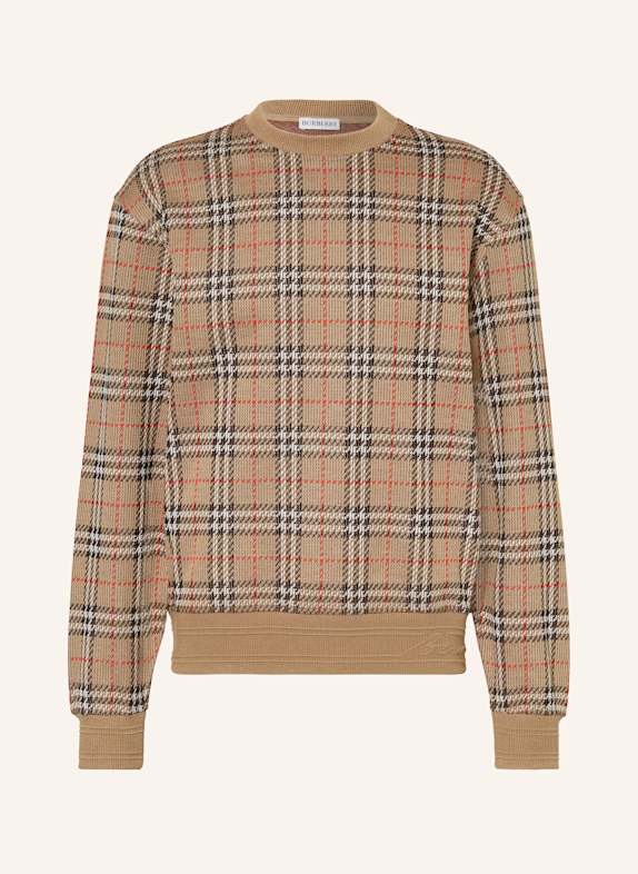 BURBERRY Sweatshirt CAMEL/ SCHWARZ/ ROT