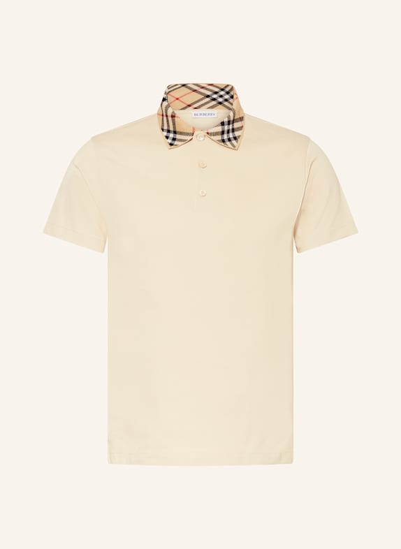 BURBERRY Piqué-Poloshirt HELLBRAUN