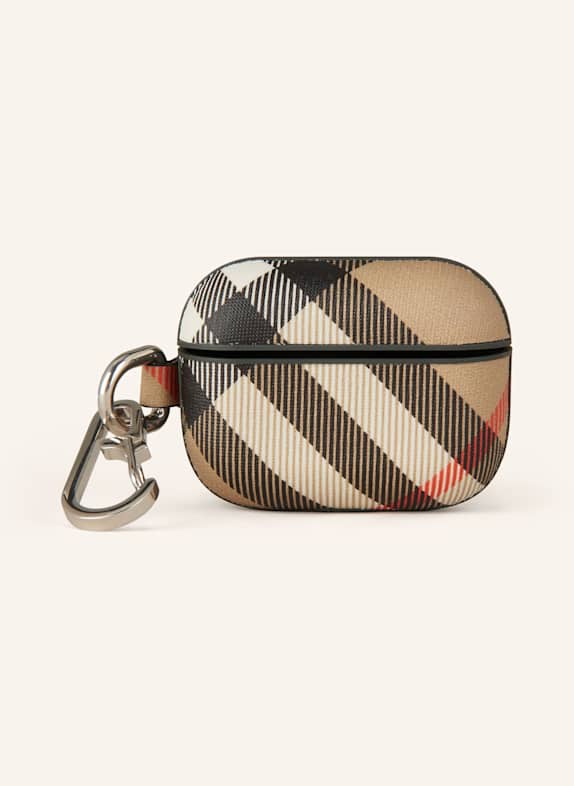 BURBERRY AirPods-Case BEIGE/ SCHWARZ/ ROT