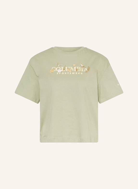 Columbia Cropped shirt OLIVE