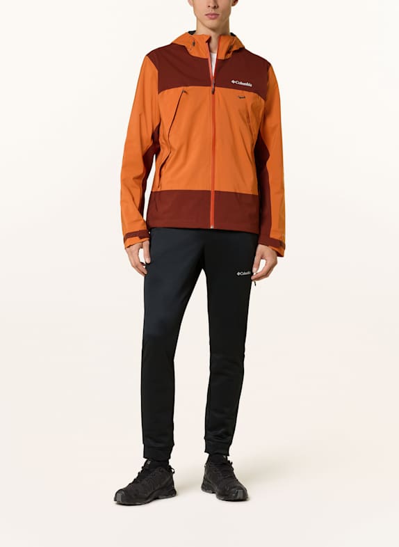 Columbia Hardshell-jakke BOULDER FALLS™ ORANGE / BRUN