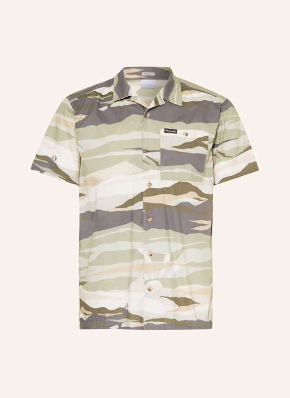 Columbia PINE CANYON™ outdoor shirt LIGHT GREEN/ TAUPE/ CREAM