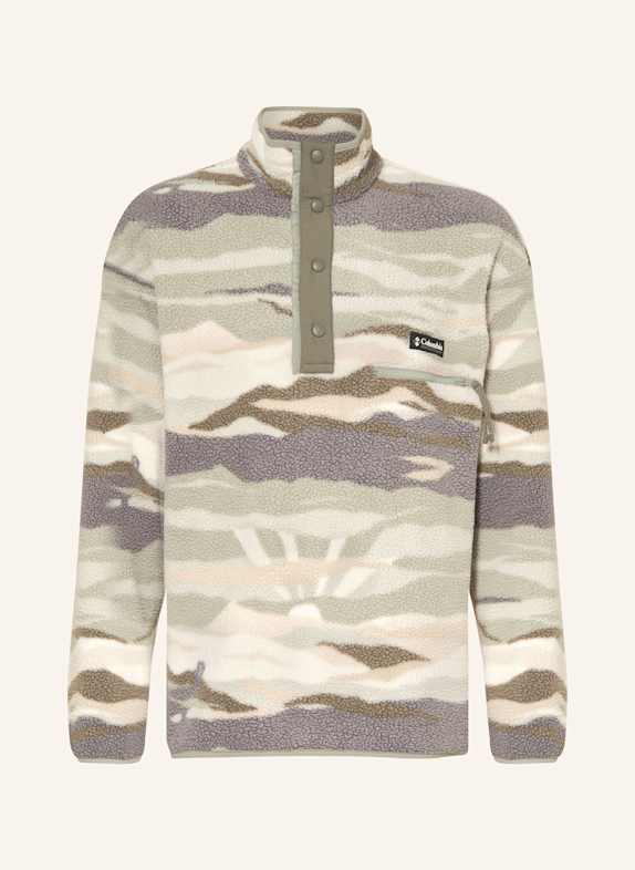 Columbia Fleece half-zip sweater HELVETIA™ II LIGHT GREEN/ CREAM/ TAUPE