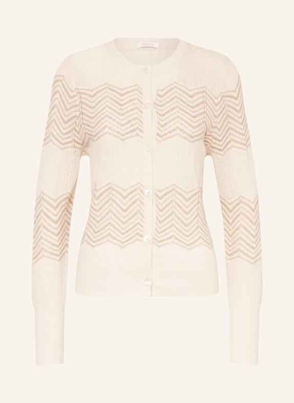 ERES MARIN cardigan CREAM/ LIGHT BROWN