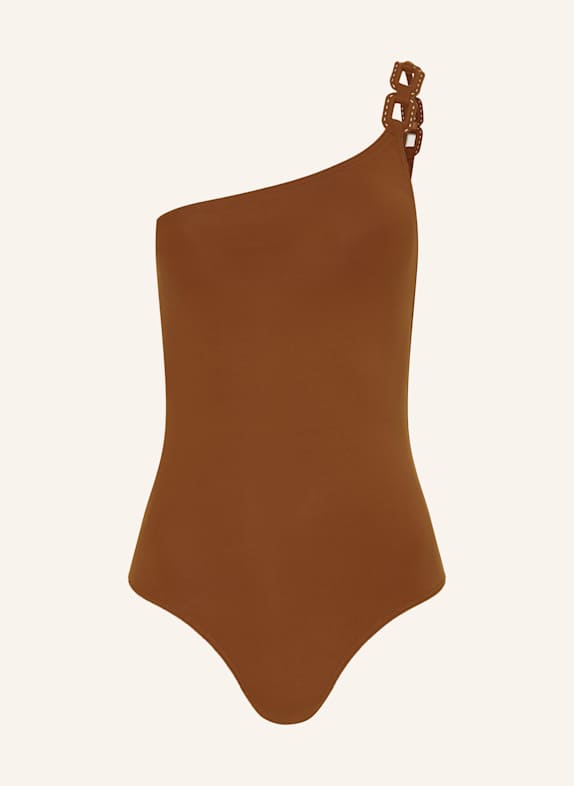 ERES One-Shoulder-Badeanzug PLAISANCE COGNAC