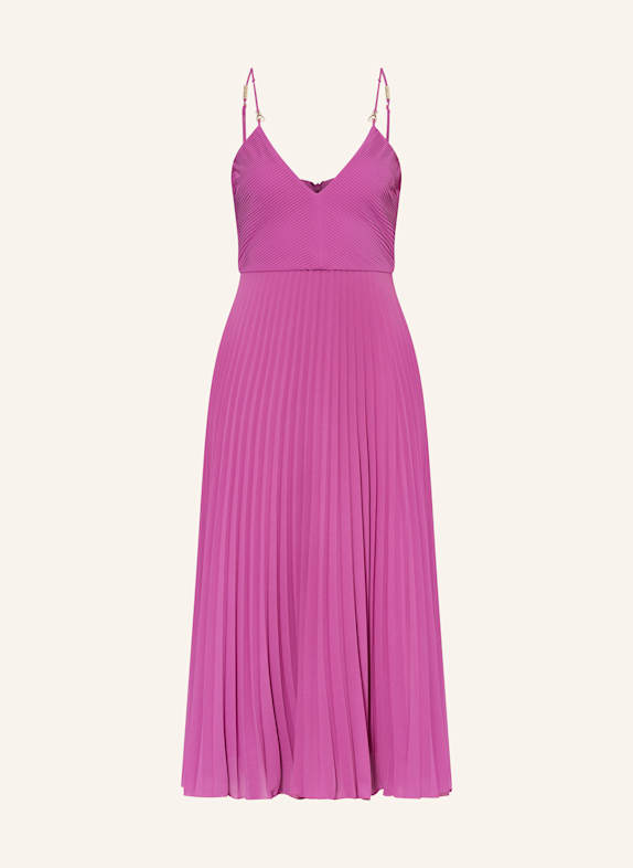 PATRIZIA PEPE Cocktailkleid ABITO mit Plissees FUCHSIA