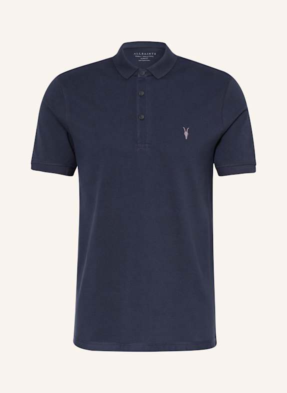 ALLSAINTS Polokošile z piké REFORM Slim Fit TMAVĚ MODRÁ