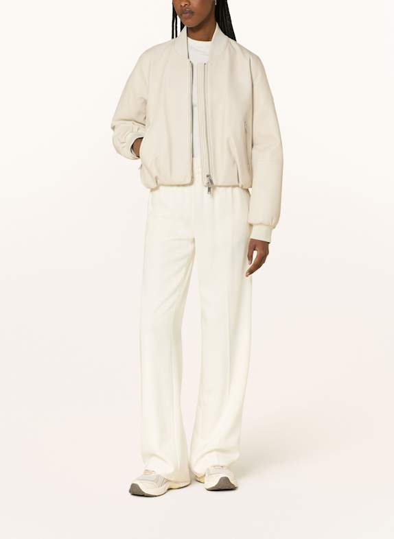 MOOSE KNUCKLES Blouson en cuir CARDIN CRÈME