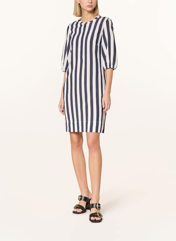 CINQUE Kleid CIDANIELI mit 3/4-Arm DUNKELBLAU/ WEISS