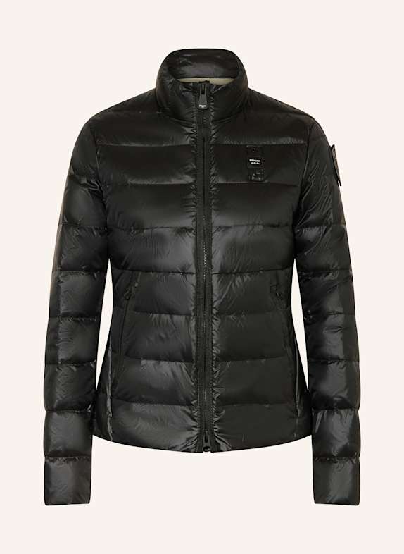 Blauer Daunenjacke VALE SCHWARZ