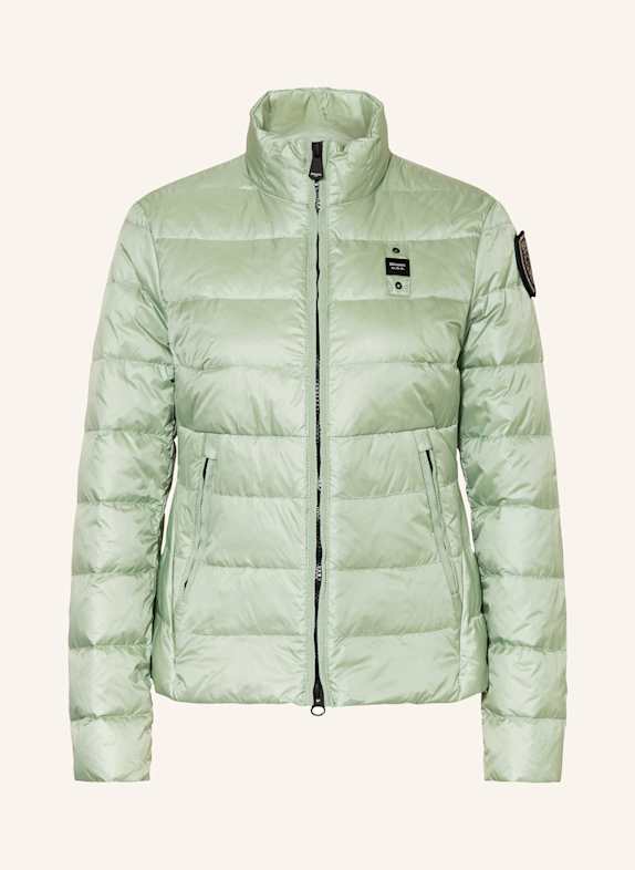 Blauer Daunenjacke VALE HELLGRÜN