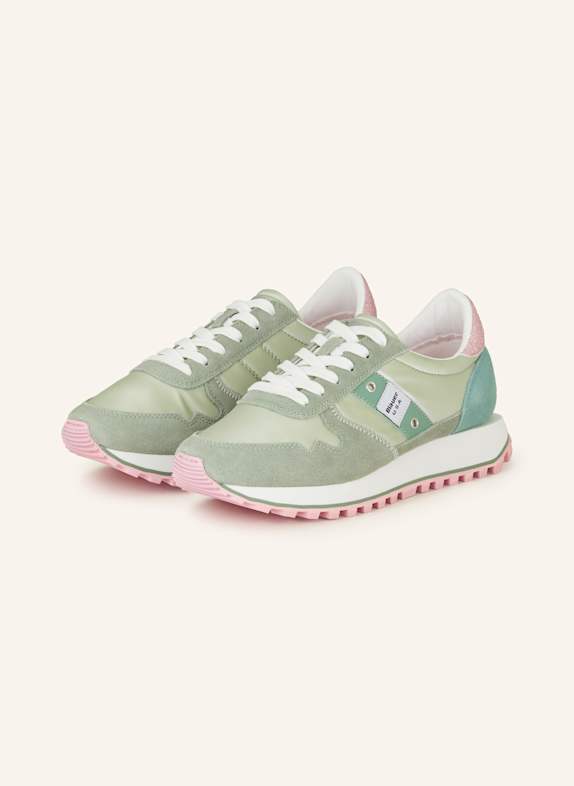 Blauer Sneaker MILLEN GRÜN/ HELLGRÜN/ ROSA