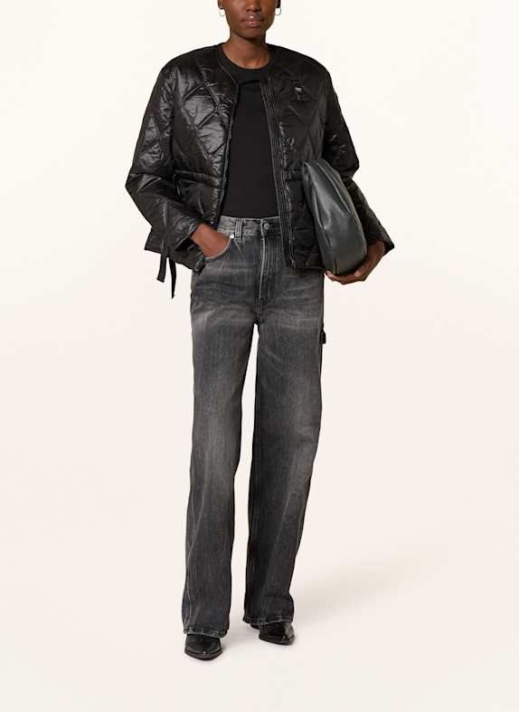 Blauer Steppjacke TAFT SCHWARZ