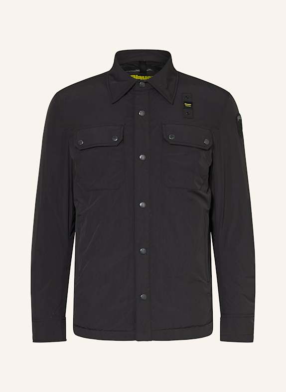Blauer Overjacket EVANS SCHWARZ