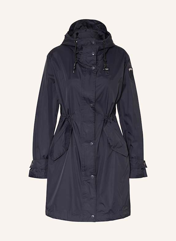 Blauer Regenmantel EMERY DUNKELBLAU
