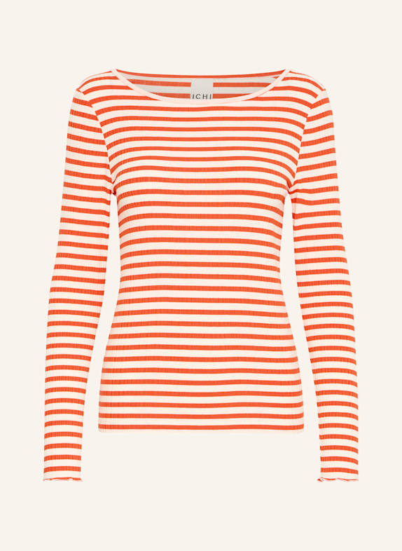 ICHI Longsleeve IHCELLA ROT/ WEISS
