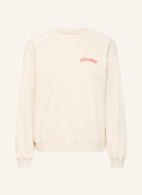 ICHI Sweatshirt IHMARROT SW CREME/ ROT