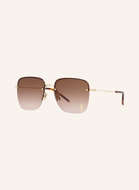 SAINT LAURENT Sonnenbrille YS000348 2300I1 - GOLD/ BRAUN